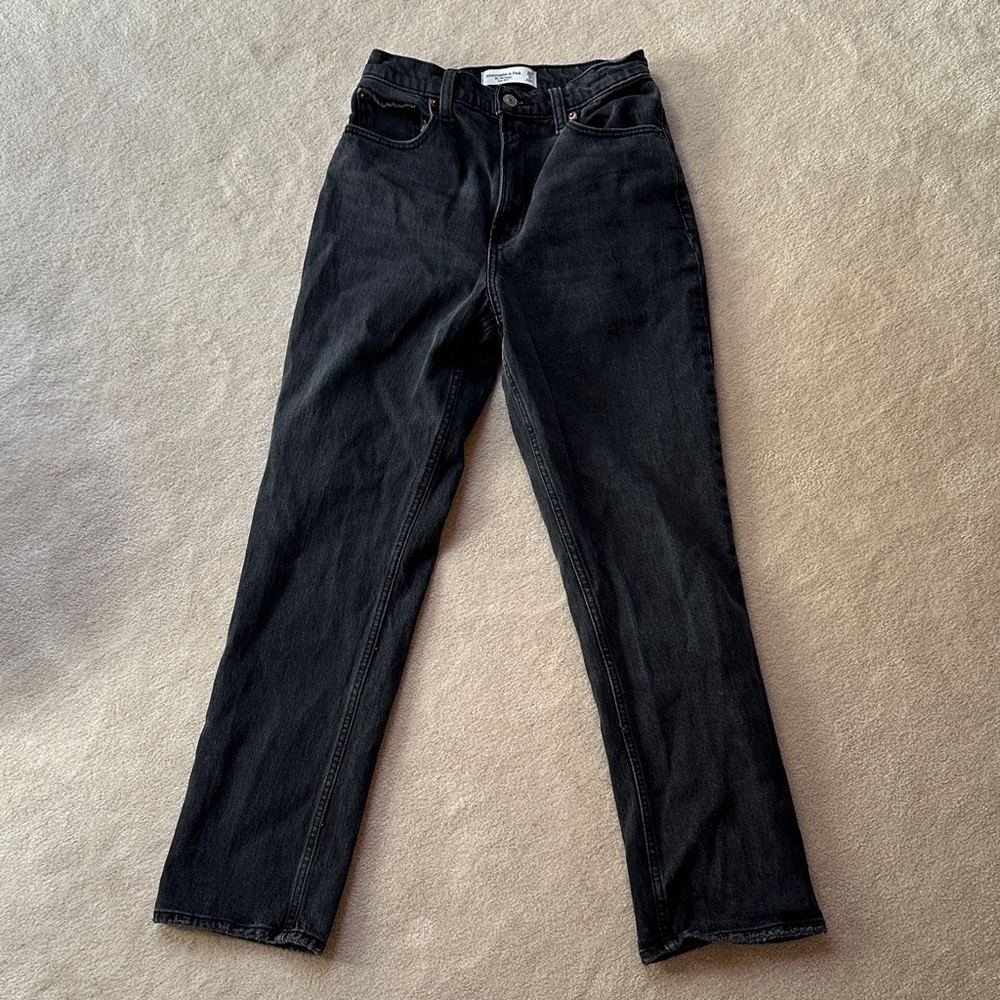 Abercrombie & Fitch curve love black jeans